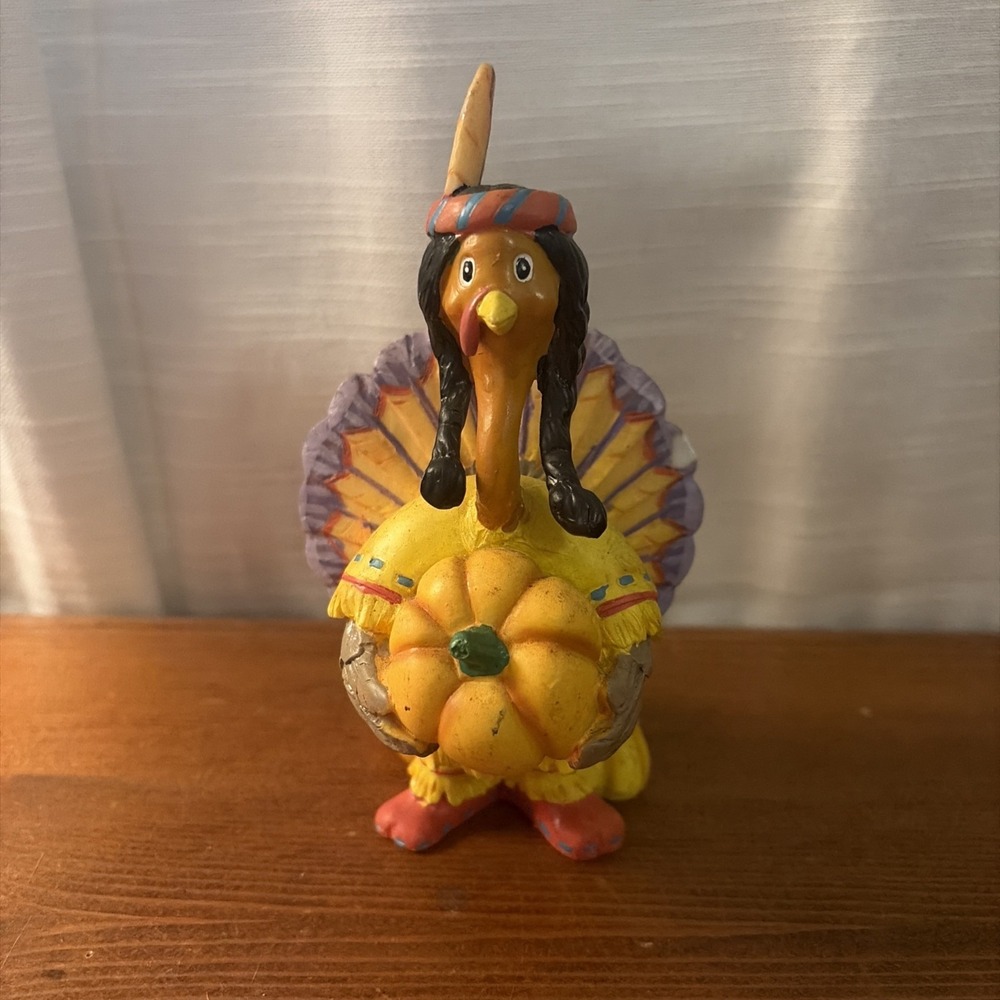 THANKSGIVING TURKEY FIGURINE